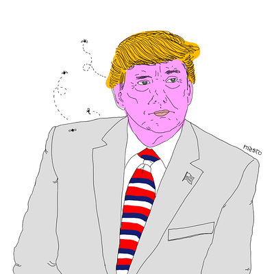 AP!G3 illustration pop trump usa