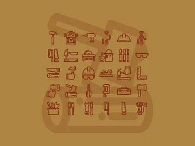 Carpenter axe carpenter clamp drill icon icons pliers screwdriver tool tools wood
