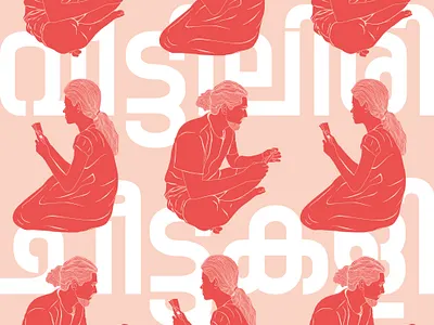 playing card illustration illustration typography