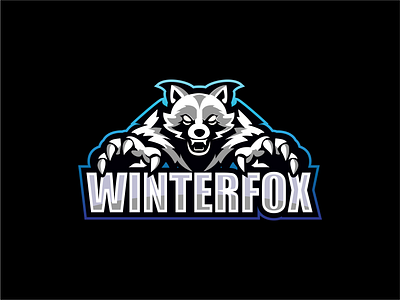 Winterfox animal animallogo caracter fox foxanimal logocharacter logodesign logoexport logogaming rubah