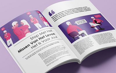 Missen Van Het Leven - Editorial Illustration art artwork character character design design drawing editorial illustration graphic design graphicdesign illustration illustrator magazine magazine design magazine illustration publication design scene sketch