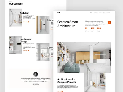 Kraft Free HTML CSS Template architect bootstrap4 bs4 design free freebie html ui ux web webdesign website