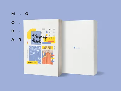 Moodboard Book Cover adobe indesign book cover colorful creativity drawing book fashion design moodboard palette print design publication design untidy