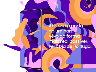 Samsung's Magic Door color colorful art design digital art digital artwork door illustration magic portugal day samsung