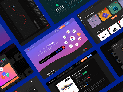 Makerplace Interface Design adobe xd artificialintelligence branding clean damindo e commerce illustration marketing campaign marketplace marketplace app minimal mockup online shop ui ux web app