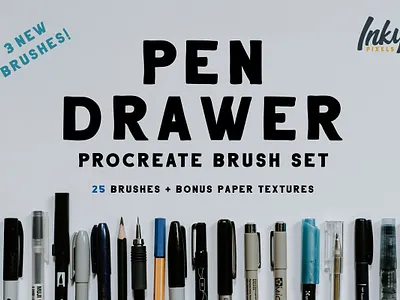 Pen Drawer Procreate Brush Set