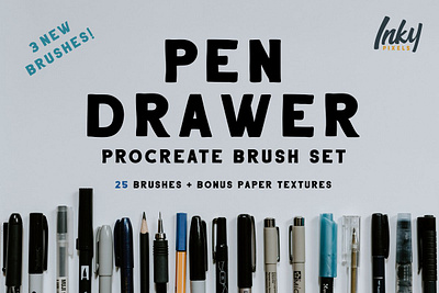 Pen Drawer Procreate Brush Set