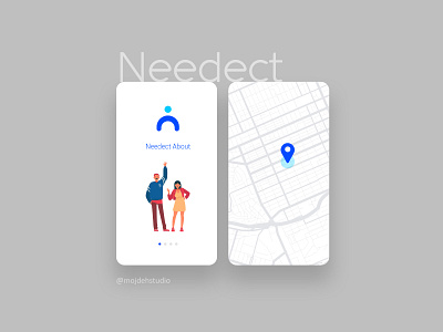 Needect Application uiux app application design ui ux