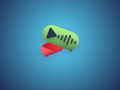 email voice design icon illustration logo ui