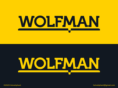 Wolfman brand design branding creative design creative logo custom lettering custom type designideas designinpiration icon logo logo design logo design concept logo designer logotype negative space logo typography wolf logo wolfman