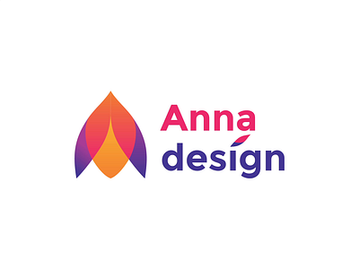 ANNA a letter a letter logo annadesign flower graphicdesign grid illustration logo logo animation logo design logo design process logo grid logoanimated logoanimation logodesign logos pink purple rainbow yellow