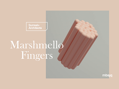 Marshmello Fingers animation c4d cinema4d food houdini marshmello motion motion design motion graphics redshift type