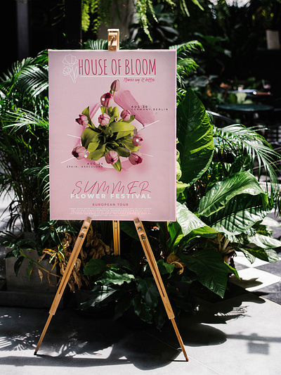 House of Bloom - Logo Design Flare animation branding design illustration logodesign poster design posters