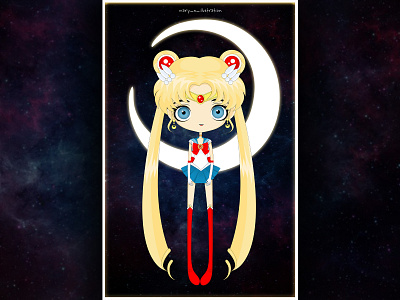 🌙Sailormoon🌙 animation anime art character design cute illustration design illustration kids illustration photoshop sailor moon usagi wacom