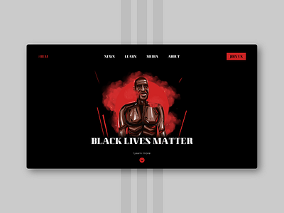 End Racism - Respect Lives alllivesmatter blacklivesmatter blm crazydes equality georgefloyd human illustration modern poc red stopracism ui ux webdesign