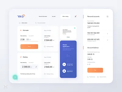 Hot Water Meter (Web ver.) branding company design logo meter meters sketch app typography ui ux water web webdesign website