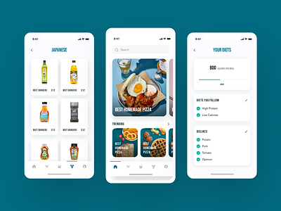 KOOKERS - Food videos, recipes & groceries bank card booking app clean ui finance food food app food delivery food design food order grocery app mobile app recipe app templates themes ui ui design ui kit ui ux user interface video