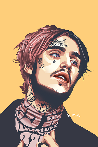 The Legend of lil peep art cartoon cartoon face cartoon portrait cartooning design fiverr fiverr design fiverrgigs fiverrs illustration lil peep portrait potrait vector vector art vector face vector portrait vectorart vectors