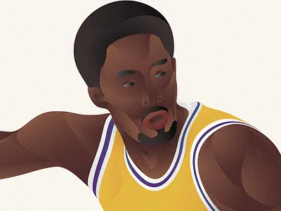 8.24 / young kobe 8 artwork basketball bryant colours design illustration kobe kobe bryant lakers losangeles nba profile rip tribute wedding