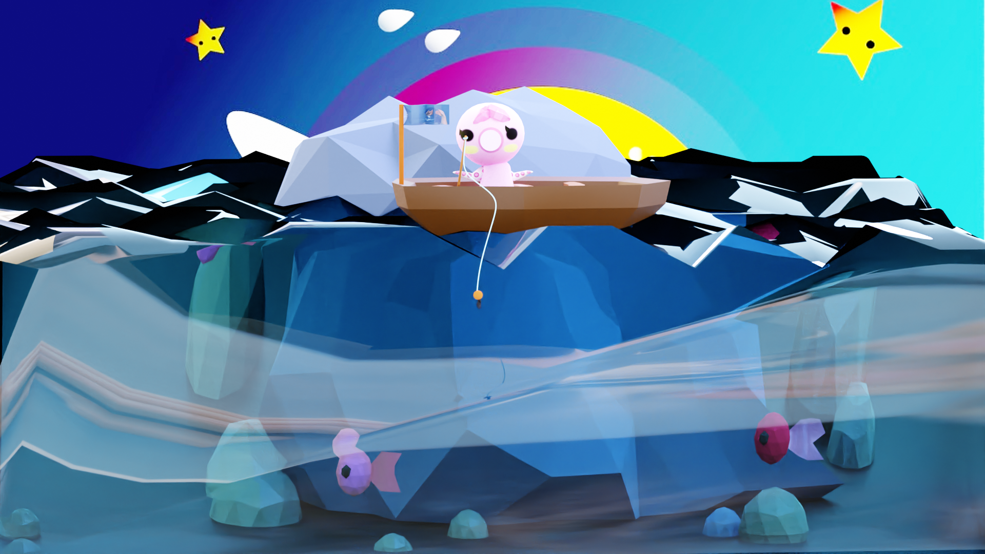 3D Animal Crossing recreation ai animation blender3d cute animal design