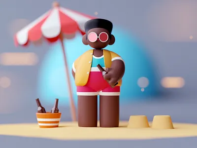 Enjoying c4d cartoon characterdesign characters cinema 4d game design isometric low poly lowpoly octane