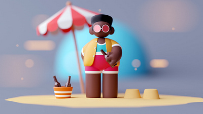 Enjoying c4d cartoon characterdesign characters cinema 4d game design isometric low poly lowpoly octane