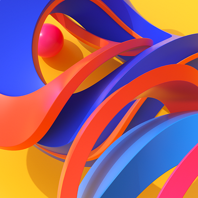 abstract background 3d 3d artist 3dillustration abstract abstract art art background c4d cgi colorful colors curves design digital art festive orange poster sphere summertime wallpaper