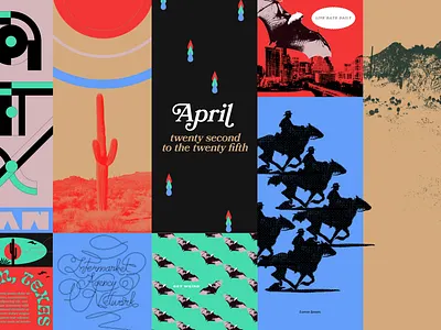 IAN - ATX austin austin texas cowboy design illustration lettering nature retro