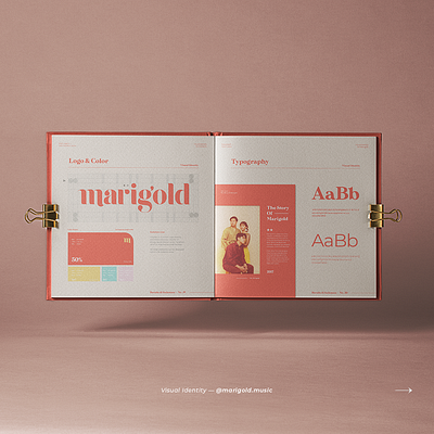 Marigold Music — Brand Identity brand design brand identity branding design graphic design logo typography