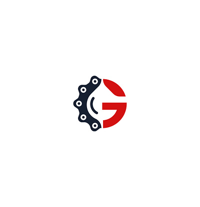 gear cahin brand branding design dribbble best shot icon illustration logo logo design logo design concept