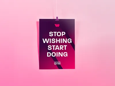 The Watson Gym – Identity & Logo Design branding clean design fitness branding fitness logo gradient gradient logo gym gym branding gym logo identity design inspiration logo logo design minimal pink branding pink logo training w lettermark w logo