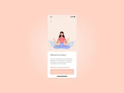 Meditation App Concept after effects app app design app ui concept illustration ios meditation mindfulness motion design sketch ui