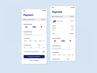 Daily UI 002 • Mobile Checkout cart checkout checkout page clean clean ui design figma iphone minimalist mobile mobile ui order payment signup simple ui userinterface web