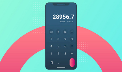 Calculator - UI Design adobe xd brand calculator calculator app calculator ui clean clean design creative design gradient graphic design ui ui design uidesign uiux ux uxdesign