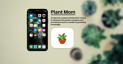 Plant Mom | Daily UI Day 5 app icon daily ui 005 dailyuichallenge design plant