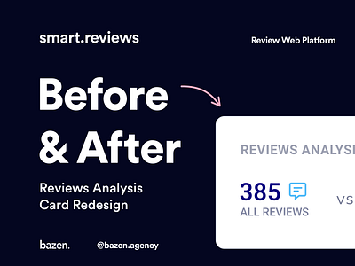 Smart.Reviews - Reviews Analysis Redesign clean design agency design thinking designagency graphicdesign ui ui ux ui design uidesign uidesigner uiux uiux design uiuxdesign uiuxdesigner userinterface webapp webapp design webapplication webapps webdesign