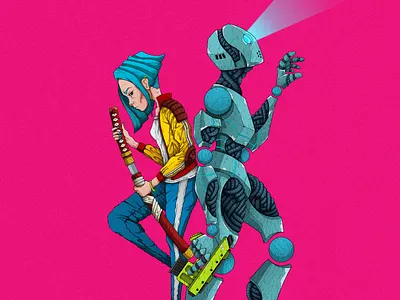 Killjoys adobe adobe photoshop character character design characterillustration cyberpunk future futurism futuristic illustration