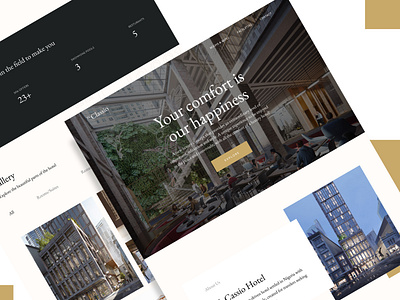 Hotel website landing page branding dailyui design figma freelance hotel ui uidesign ux web web design