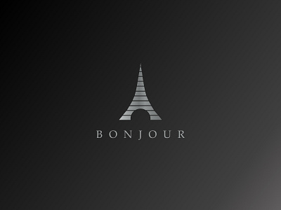 Eiffel Tower animation app branding clean design icon illustraion interface login logo minimal mobile product sign in sign up silver simple typogaphy ux website