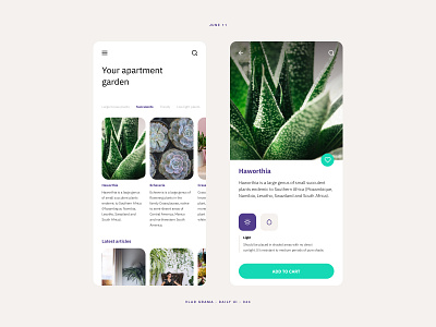 Daily UI #044 - Favorites dailyui dailyuichallenge interface interface design mobile app mobile app design mobile apps mobile design mobile interface mobile ui mobileui plant plant app ui ui ux ui design ui designer uidesign uiux ux