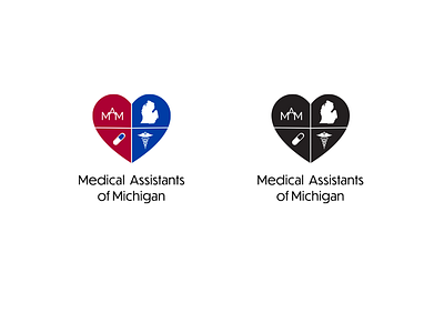 Michigan Medical Assistants Logo branding illustration illustrator medical