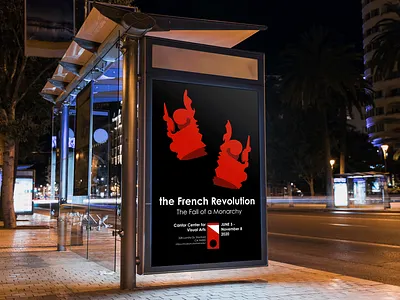 French Revolution Exhibition: Poster branding design event exhibit exhibition design illustration museum san jose state university university