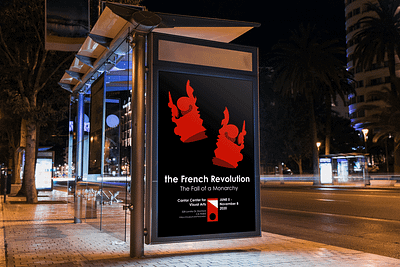 French Revolution Exhibition: Poster branding design event exhibit exhibition design illustration museum san jose state university university