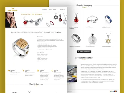 eBay Listing Template Design for Religious Jewelry branding clean design design ebay ebay template ecommerce figma design graphic design landing page minimal design product product page single page ui web design