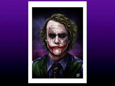 Interrogate A Clown anarchy batman clown crime dark knight dc comics dceu digitalart fanart heath ledger illustration joker the dark knight why so serious