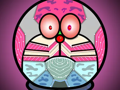 Nuclear Dorami by deeplife® anime deeplife doraemon dorami manga nobita shizuka