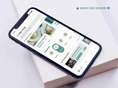 Food Delivery Home Screen brand design buy card cart category daily 100 challenge delivery design ecommerce figma food food delivery icons mobile app order payment trending typography uiux