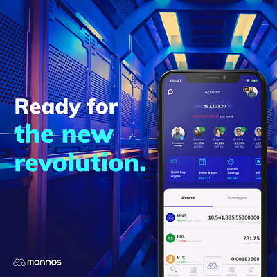 Monnos new Release branding crypto crypto wallet cryptocurrency design monnos ui ux