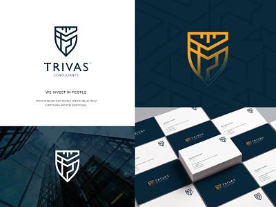 Trivas Co. for Consultants I Branding Identity adobe illustrator adobe photoshop adobe photoshop cc branding branding agency branding design corporation digital art graphic designs identity branding illustration logo photoshop ux vector