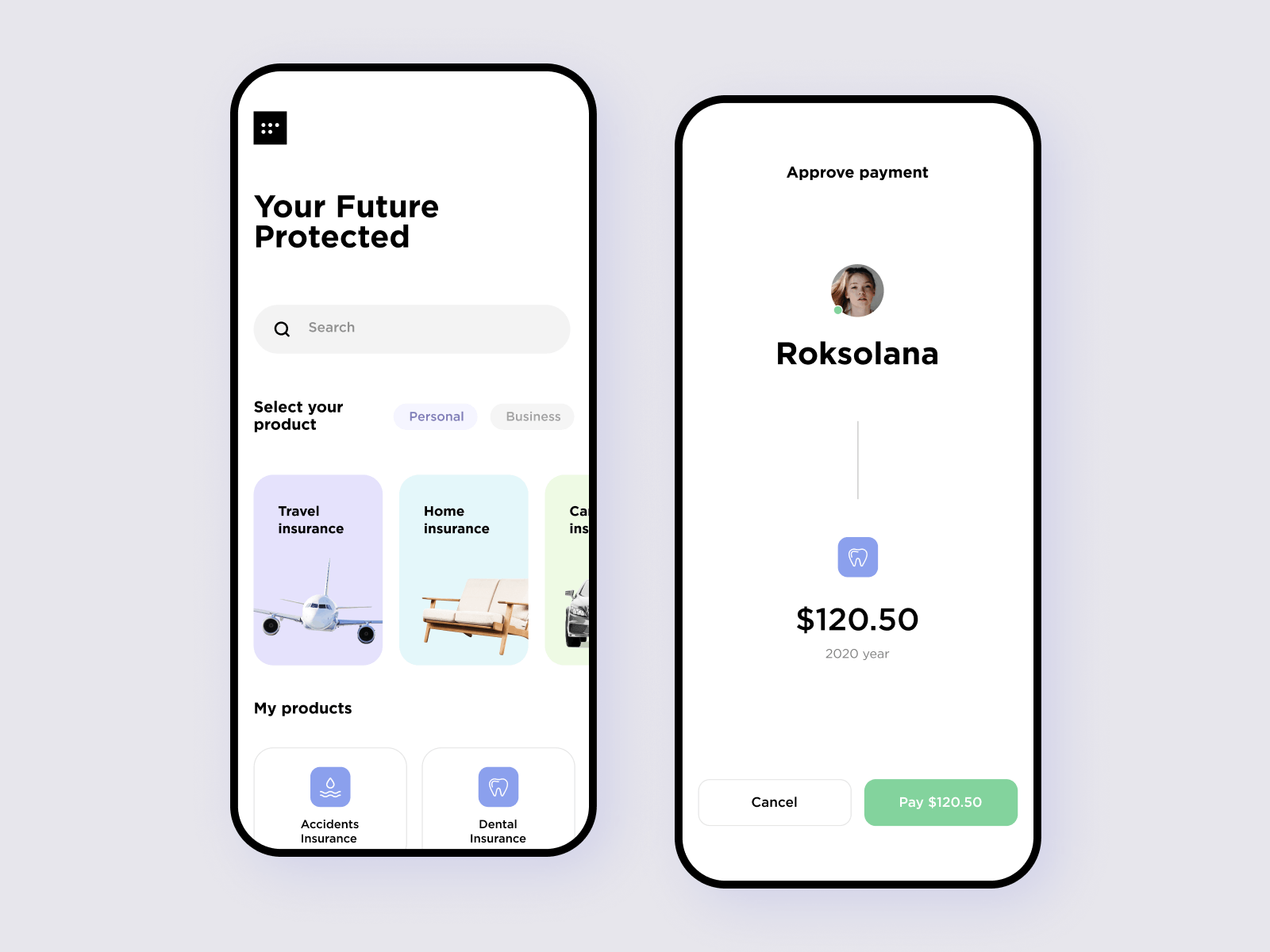 Insurance marketplace iOS App | Finance animate appear badges bespoke clear clearance creative crime design system dope economy england event fintech grey insurtech light payment simple white